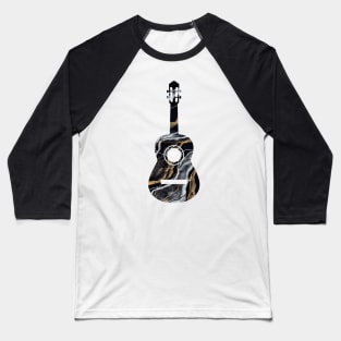 Hippie Guitar Girl Baseball T-Shirt